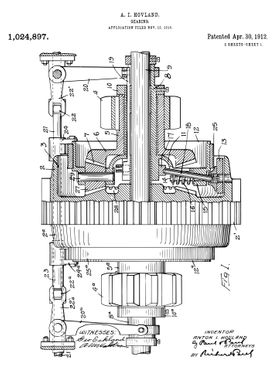 Gearing patent 1912