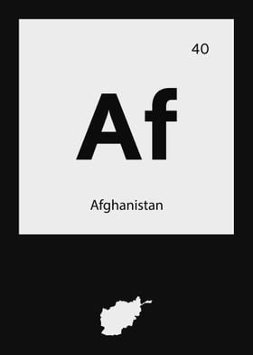 Afghanistan Country Map