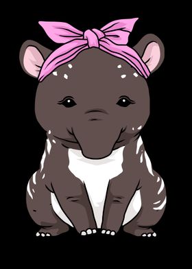 Cute Tapir Lover Gift Kids