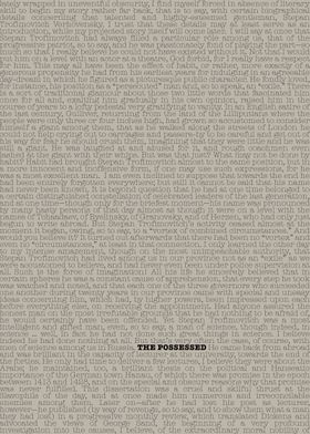 The Possessed Book Text