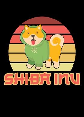 Shiba Inu Retro Dog Owner