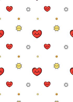 LOVE HEART PATTERN