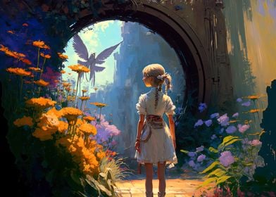 Fantasy Garden Girl 