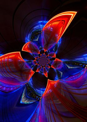 Abstract Colorful 3D Neon7