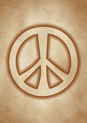 peace sign vintage