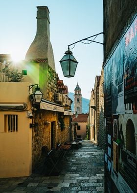 Street in a village