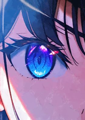 Anime Eyes Poster by CygniProxima