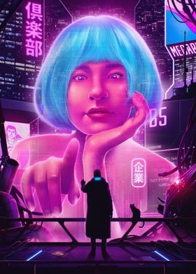 Cyberpunk Hologram