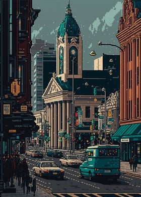 Tampere Pixel art