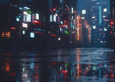 futuristic city