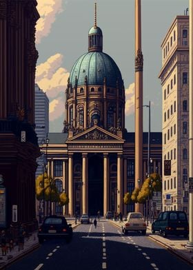 Berlin Pixel art