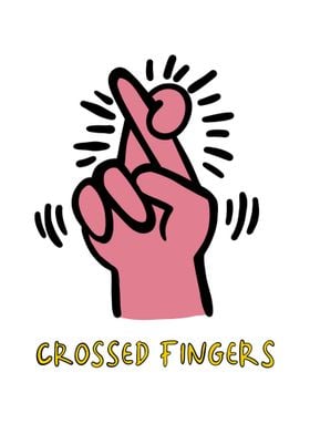 Crossed finger