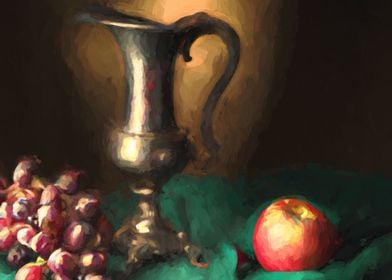  Still life with Grapes