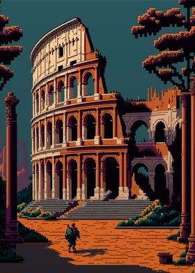 Rome Pixel art