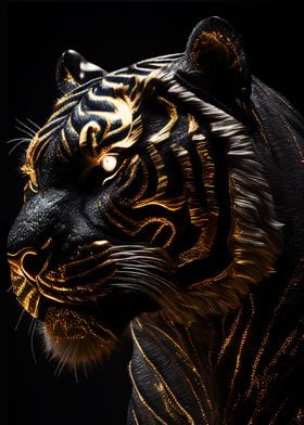 Black Tiger gold livery