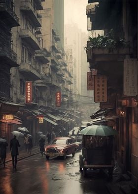 Hong kong old city