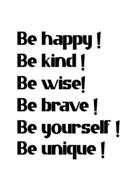 Be Yourself