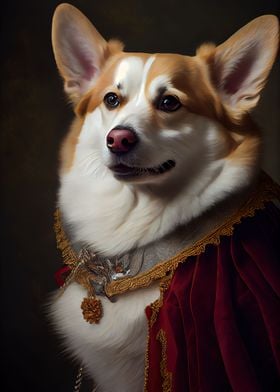 Corgi Portrait