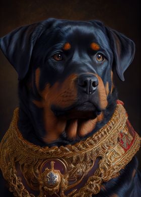 Rottweiler Portrait Royal 