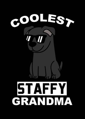 Staffy Dog Grandma