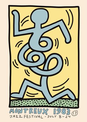 Run 83  Keith Haring