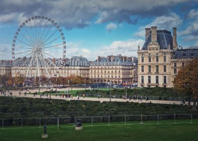 Paris ferris wheel