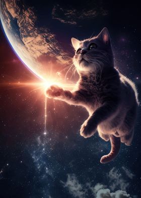 Space Cat in Universe