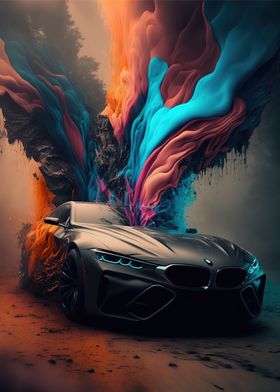 BMW futuristic art