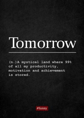 Definition Tomorrow