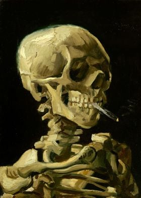 Skeleton With A Cigarette