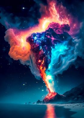 Beautiful eruption