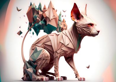 Abstract sphynx