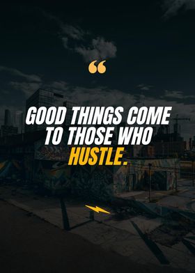 Hustle Motivational Quote
