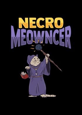 Cat Necro RPG Gamer