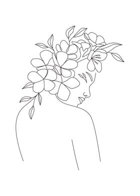 Flower headdress