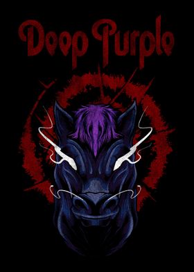 Poster. Deep Purple, Rock. Poster. -  Norway