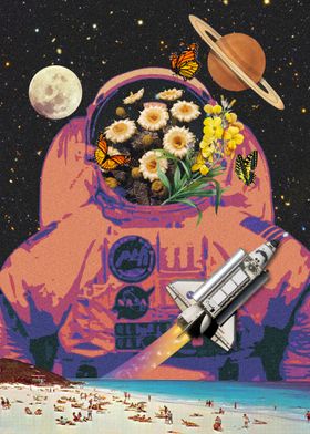 Floral Astronaut