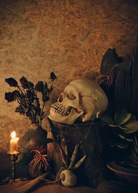 Skull Roses