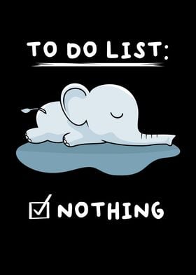 To Do List Elephant