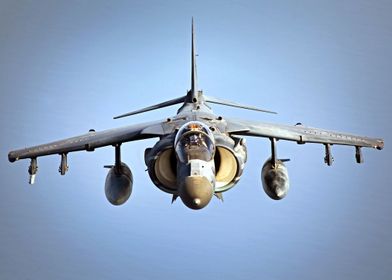 AV8B Harrier in Flight