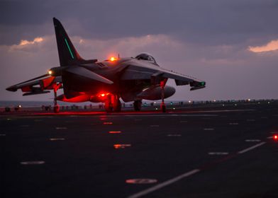 Harrier Jump Jet on Deck