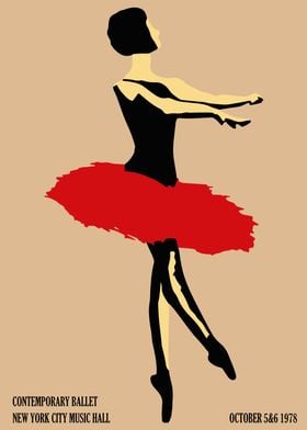 CONTEMPORARY BALLET POSTER