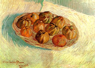 basket of apples 1887