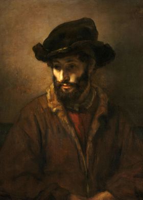 Bearded Man Wearing a Hat