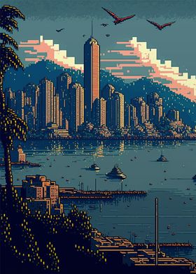 Vancouver Pixel art