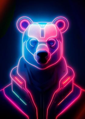 neon bear