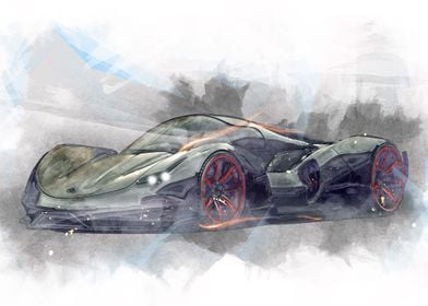 Sports Car Sketch