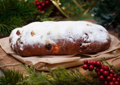 Stollen Christmas bread