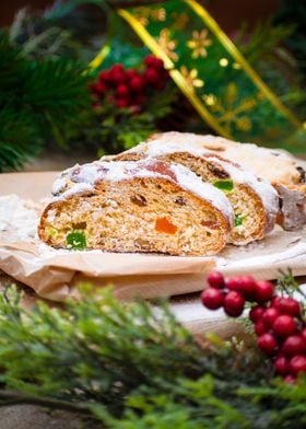 Stollen Christmas bread