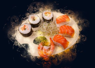 sushi smoke